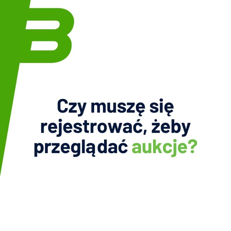 Czy muszę się rejestrować, żeby przeglądać aukcje?