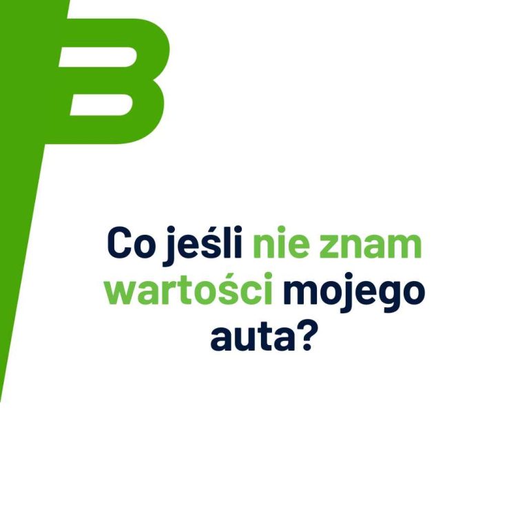 Co jeśli nie znam wartości mojego auta?